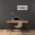thumbnail image 3 of PhotoINC Studio 14x7 White Modern Wood Framed Museum Art Print Titled - Tiger, 3 of 4