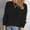 Black, variant on Idoravan Sweaters for Women Fall Women Casual Solid Long Sleeve Hollow Out Knit Pullover Crewneck Sweater Coat