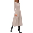 thumbnail image 3 of PRETTYGARDEN Women's Fall Long Sleeve Midi Dress Casual Elegant Ruffle Flowy A Line Swing Cocktail Party Dresse, 3 of 7