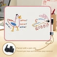thumbnail image 5 of Double-Sided Reusable Mini Whiteboard 9x12" with Marker, Portable Dry Erase Board for Home Messages , Office To-Do Lists, School Notes, Live Commentary,Black, 5 of 6