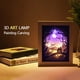 thumbnail image 5 of Lámpara De Talla De Papel Led Papercut Light Box 3D LED Lámpara De Talla De Papel Talla De Papel Art Night Lights Lámpara De Mesa LED Para Decoración, 5 of 8