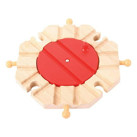 8 Way Turntable - Other Major Wooden Rail Brands are Compatible, The Bigjigs Rail 8 Way Turntable allows trains to change direction easily,.., By Bigjigs (Best Way To Train Biceps)