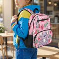 thumbnail image 3 of Jeiento Cute Koala Toddler Backpack for Kids 2-5, 13.5 Inch Preschool Bag for Girls, Lightweight School Backpack with 2 Front Pockets, Pink, 3 of 7