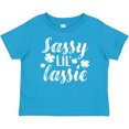 thumbnail image 3 of Inktastic Saint Patrick's Day Sassy Lil' Lassie with Shamrocks Boys or Girls Baby T-Shirt, 3 of 5