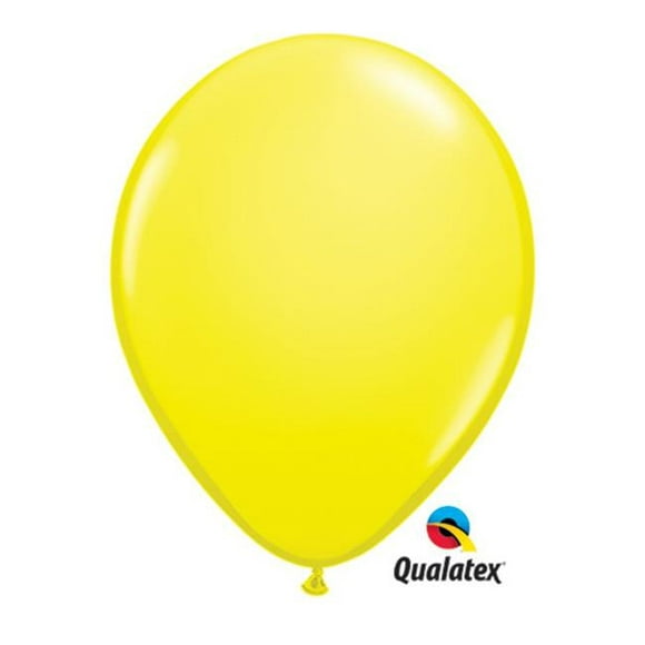 Ballon en Latex Jaune Qualatex 11 Po