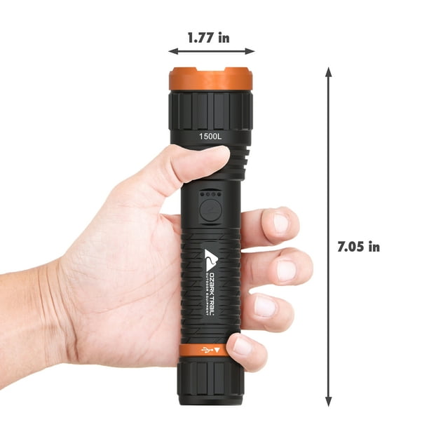 1500 lumen rechargeable flashlight members mark Core Equipment with Auto-Brightness the 1500 lumen CORE Rechargeable flashlight is equipped with a lifetime Cree LED bulb and an easily accessible rechargeable base for extreme lighting performance Police Security Zephyr-R 1500 Lm.