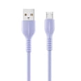 thumbnail image 1 of Câble de Chargement Micro-B Cordon de Charge Rapide 2A en Silicone USB-A vers Micro-USB Cordon de Synchronisation de Données Compatible avec Appareils Micro-B 1 M/3 Pi, 1 of 6