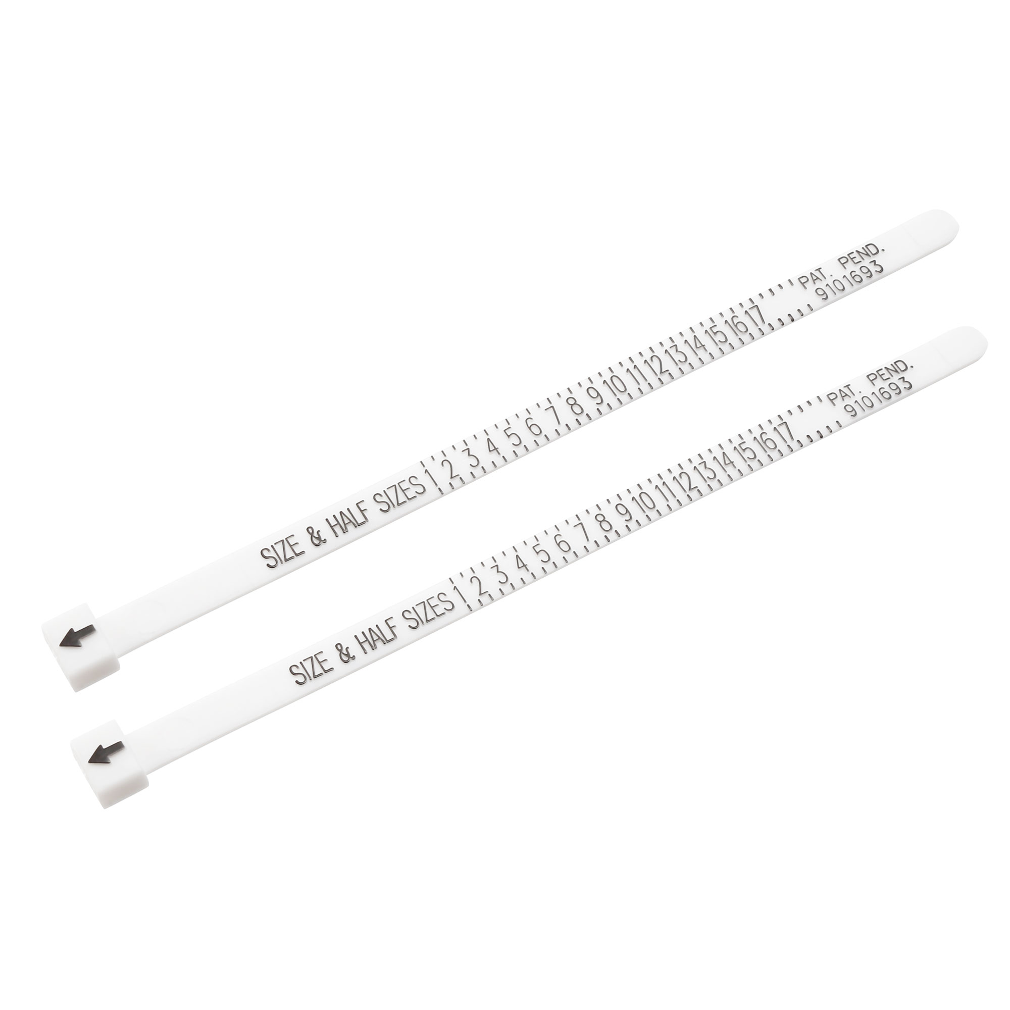 uxcell uxcell ring sizer ruler pu finger gauge us sizes 1 17