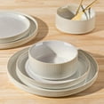 thumbnail image 5 of Ceramic Dinnerware Sets for 4, 12 Pieces Porcelain Lightweight Plates and Bowls Sets, Scratch Resistant Dish Set, Oven & Microwave & Dishwasher, 5 of 6