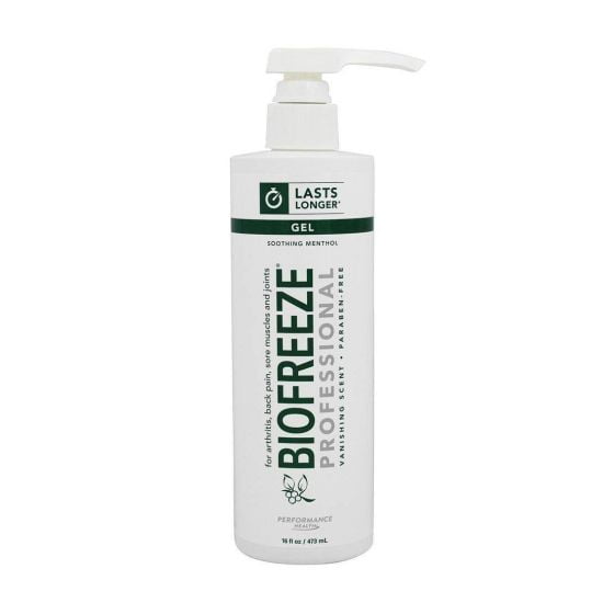 Biofreeze Professional 16 FL.OZ Pump Pain Relieving Gel (GREEN