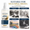 Fixative Spray for Art,Fast Drying Fixative Spray,Oil Pastel Fixative ...
