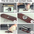 thumbnail image 3 of 50 Grommets Eyelets Eyelet Sets 20mm Grommet Eyelet Kit For Canvas Tarpaulin Tent Repair Silver, 3 of 5