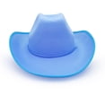 thumbnail image 3 of Sombrero vaquero LAURVA Classic de fieltro liso azul, talla única, 3 of 6