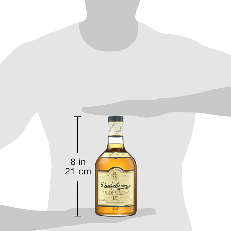 Dalwhinnie 15 Year Old Single Malt Scotch Whisky, 750 mL, 43% ABV