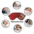 thumbnail image 7 of Salouo Happy New Year 2025 Pattern Sleep Mask,Sleep Eye Mask & Blindfold Eye Sleep Shade Cover with Elastic Strap Soft Eye Cover Eyeshade for Night Sleeping Travel & Nap, 7 of 7