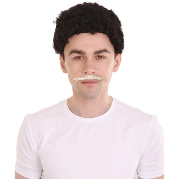HPO Adult Men's Fake Synthetic Hair Mustache | Multicolor Color Options