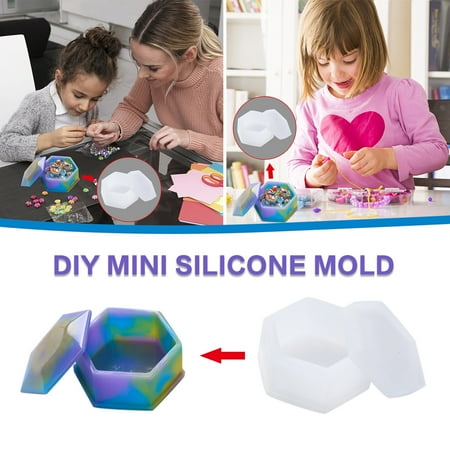

Yedhsi DIY Storage Box Mold Handmade Crystal Drop Mold Silicone Mold Home DIY