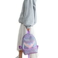 thumbnail image 4 of Fortune Girl Bling Mermaid Backpack Teenage Shiny Multipurpose Print School Bag, 4 of 7