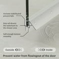 thumbnail image 3 of Shower Door Bottom Seal, 2-Pack Frameless Shower Door Seal Strip for 5/16" Glass Shower Door Sweep, Stop Shower Leaks and Create a Water Barrier 31.5" Long Sweep, 3 of 7