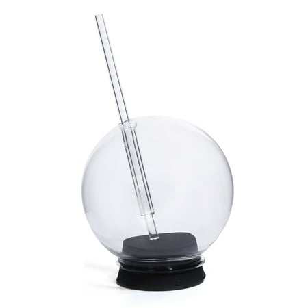 

BINYOU Cocktail Glass Creative Sphere Shaped Reusable Drinking Straw Cup Wine Juice Glasses Coffee Tumbler For Bar Home Party
