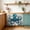 Turquoise, variant on Black Gray White Small Sink Skirt 10"Wx11"L,Dustproof Under Sink Curtain with Self Adhesive Tape,Vintage Rustic Abstract Ombre Cabinet Curtain Cover for Bathroom Vanity,Kitchen Storage Shelf,RV