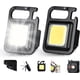 thumbnail image 3 of Mini linterna LED de 1500LM, luz de trabajo, llavero de bolsillo portátil, recargable por USB al aire libre para acampar, sacacorchos pequeño, 3 of 4