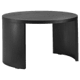 thumbnail image 2 of Bouclair Black Set of 2 Nesting Coffee Tables, 2 of 5