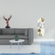thumbnail image 2 of Figura de cabeza de ciervo, adorno de cabeza de ciervo, estatua de animal, espejo de pared decorativo, espejo decorativo nórdico para colgar en la par, 2 of 8