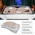 thumbnail image 4 of Kdxio Chicken Print Front Windshield Sun Shade,Folding Auto Sunshade for Car Truck SUV-Medium, 4 of 7
