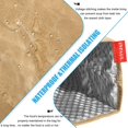 thumbnail image 4 of Waxy Canvas Lunch Bag Waterproof Heat Preservation and Easy Cleaning Reusable Environmental Protection Lunch Bag, 4 of 6