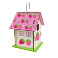 thumbnail image 1 of Diy Birds House Kit para niños Birdhouse de madera con pinturas para actividades en el hogar, 1 of 2