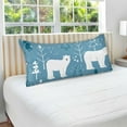 thumbnail image 6 of GZHJMY Polar Bear Queen Pillowcase Super Soft Cozy Plush Pillow Case with Zipper for Sofa Bed Couch, 20 x 30 Inch, 6 of 7