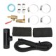 thumbnail image 3 of Kit de conector de tanque de transferencia auxiliar con conector de tubo de combustible, abrazadera en T 11025, repuesto para camionetas diésel Ford F250, color negro, 3 of 12