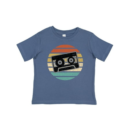 

Inktastic Vintage Cassette Tape Silhouette Gift Toddler Boy or Toddler Girl T-Shirt