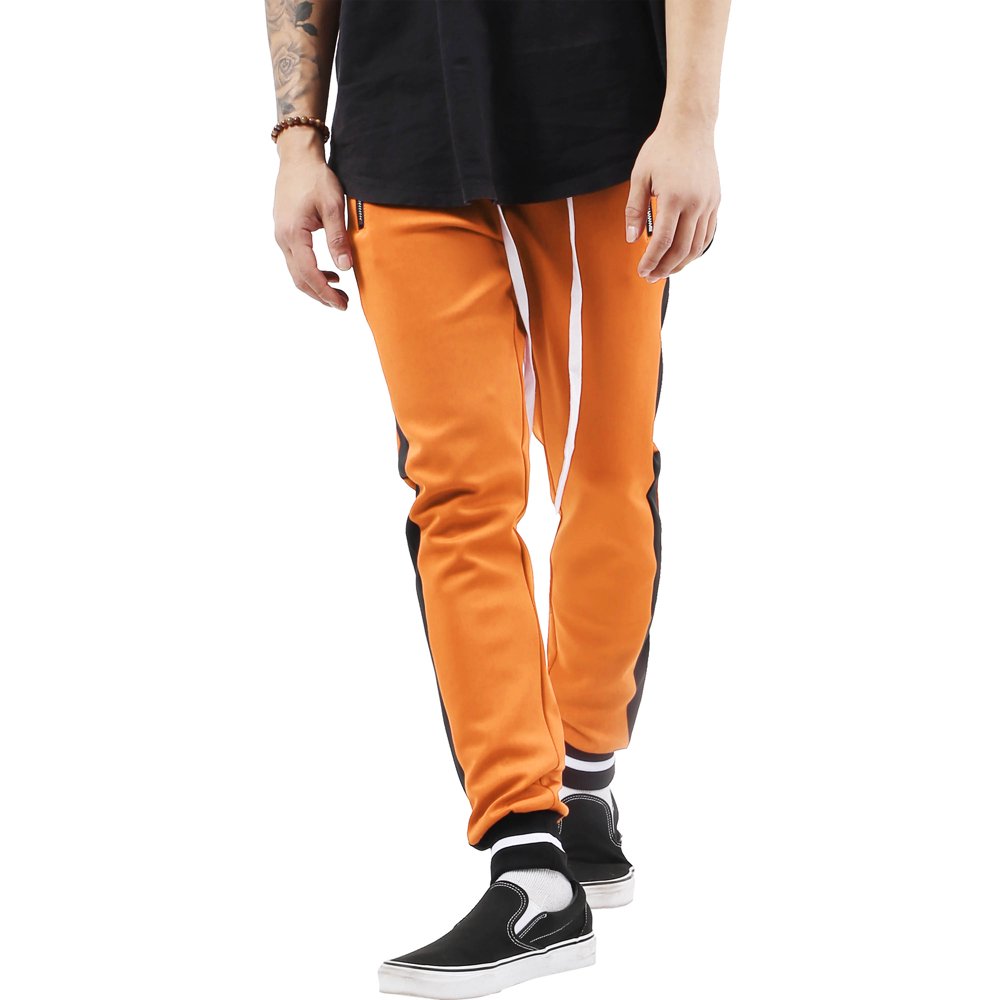 two tone track pants