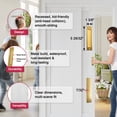 thumbnail image 7 of 48" x 80" Height Forested Glass Sliding Door Kit - 5-Lite Design for Closet Door Hardware kit including, Golden Handles, 7 of 7