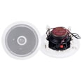 thumbnail image 4 of Pyle PDIC60 6.5 Inch 250 Watt 2 Way In Ceiling Round Home Speakers System, White, 4 of 6