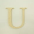 thumbnail image 2 of Package of 1, 14 Inch X 1/2" Thickness Baltic Birch Wood Letter U in The Times New Roman Font, Thick, Upper Case for Art & Craft Project, Made in USA, 2 of 4