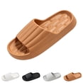 thumbnail image 2 of Yungyresw Slip On Slippers For Women Men Soft Lightweight Indoor Outdoor Casual Footwear Thick Sole Comfortable House Slippers Black 40, 2 of 6