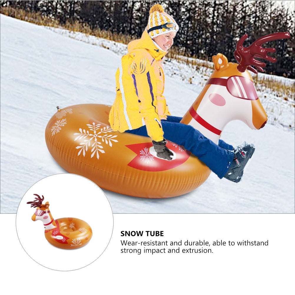 SHOWERORO Winter Snow Tube Portable Snow Sledding Tube 1 Pc