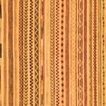 thumbnail image 1 of Ahgly Company Indoor Square Abstract Orange Modern Area Rugs, 6' Square, 1 of 4