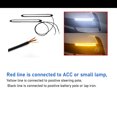 thumbnail image 3 of Tiras de luces de circulación diurna luces de tira de faros de colores duales flexibles para automóvil ANGGREK Otros, 3 of 8