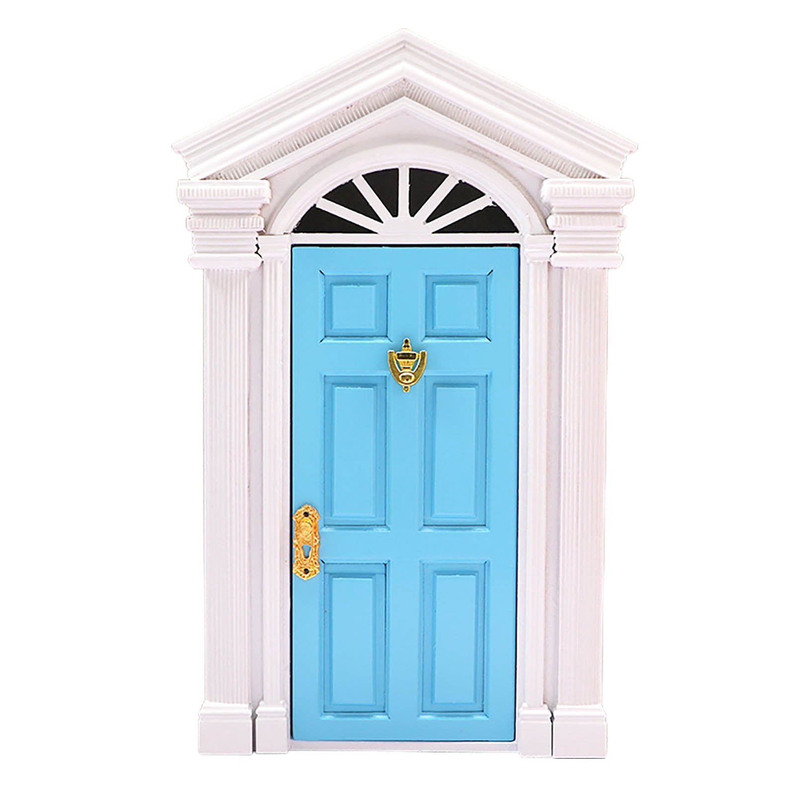 Dollhouse Welcome Sign Wreath With Pink Bow – 1:12 Scale Miniature Door Decor