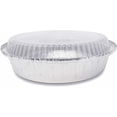 thumbnail image 2 of Disposable Aluminum Foil Pan Baking Oven Safe Round 7' with Dome Clear Lids (500), 2 of 2