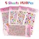 thumbnail image 2 of 1510 Pices Strass Autocollants, Strass Auto-adhsif, Autocollants Strass Paillettes, Diffrentes Tailles Strass Autocollant, Pour Diy, L'artisanat,, 2 of 5