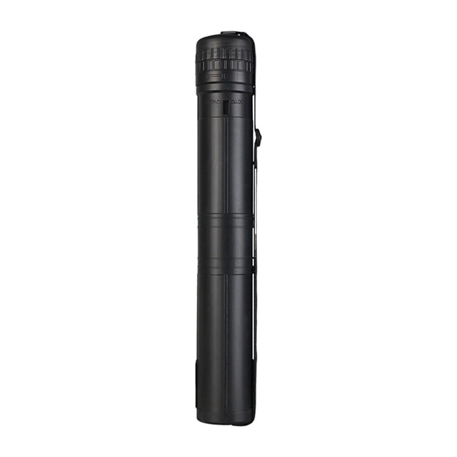 Tube d'Affiche Extensible Rond avec Sangle Extensible de 17” à 29” Noir Longueur 44cm à 75.5cm