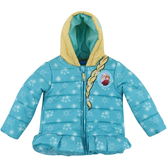 Dreamwave Disney Frozen Anna Elsa Toddler Girls Winter Coat Puffer Jacket Frozen F19 4T