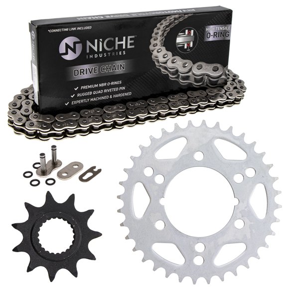 Niche Ensemble Chaîne et Pignon pour Polaris Trail Blazer 250 11/36T 520 O-Ring ATV MK1004422
