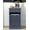Blue, variant on Tilt Out Trash Cabinet,Antique-Style Beadboard Kitchen Island with Solid Wood Tabletop & Drawer,  Proof Trash Can, Wood Laundry Cabinet (Blue, Single Dooor)