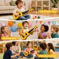 thumbnail image 6 of Kids Mini Guitar Toy Ukulele Style 4 String Pretend Play Musical Instrument for Toddlers Boys Girls Ages 3+ Birthday Gift, 6 of 7